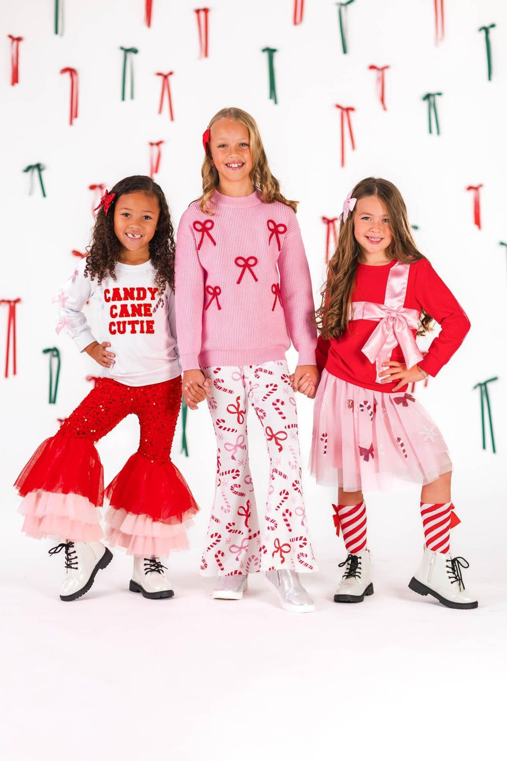 Pink Christmas Tutu Skirt Set