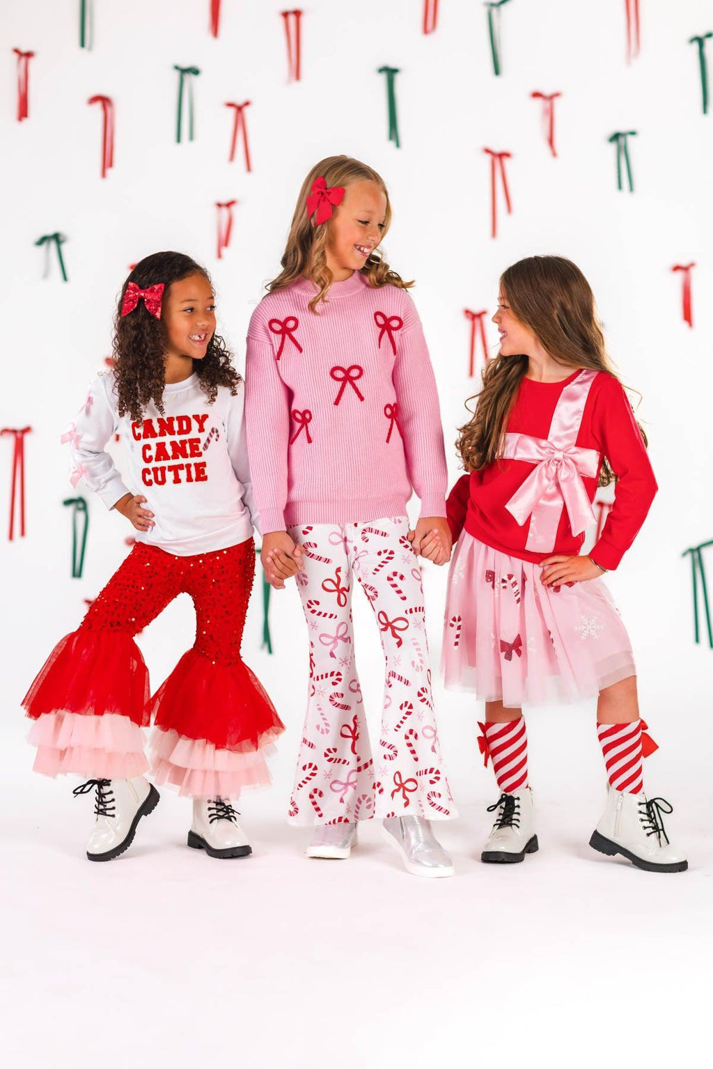 Pink Christmas Tutu Skirt Set