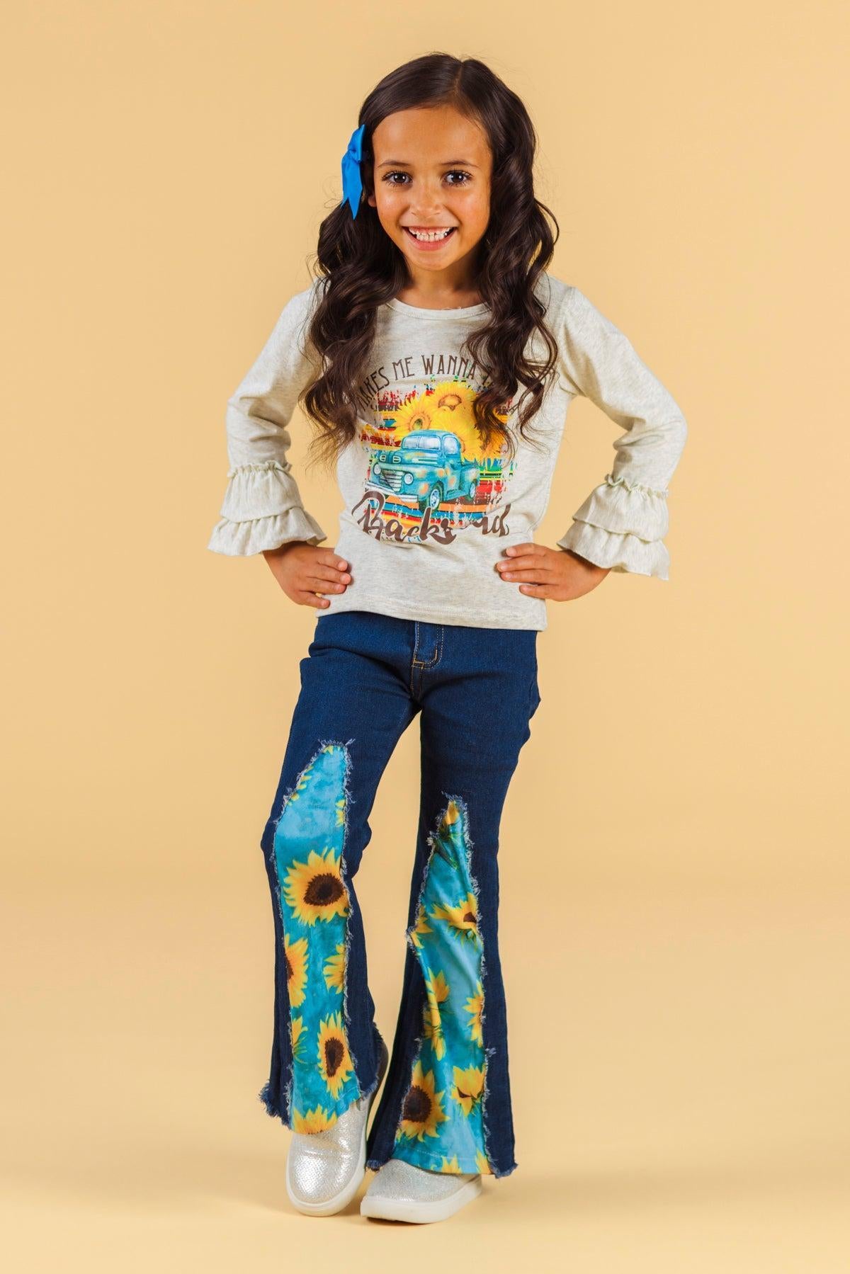 "Makes Me Wanna Take A Backroad" Denim Set