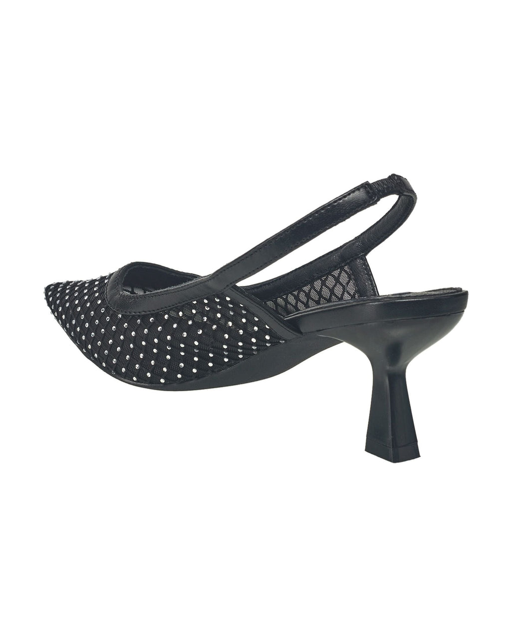 French Connection Women's Elea Mesh and Stone Slingback Heel