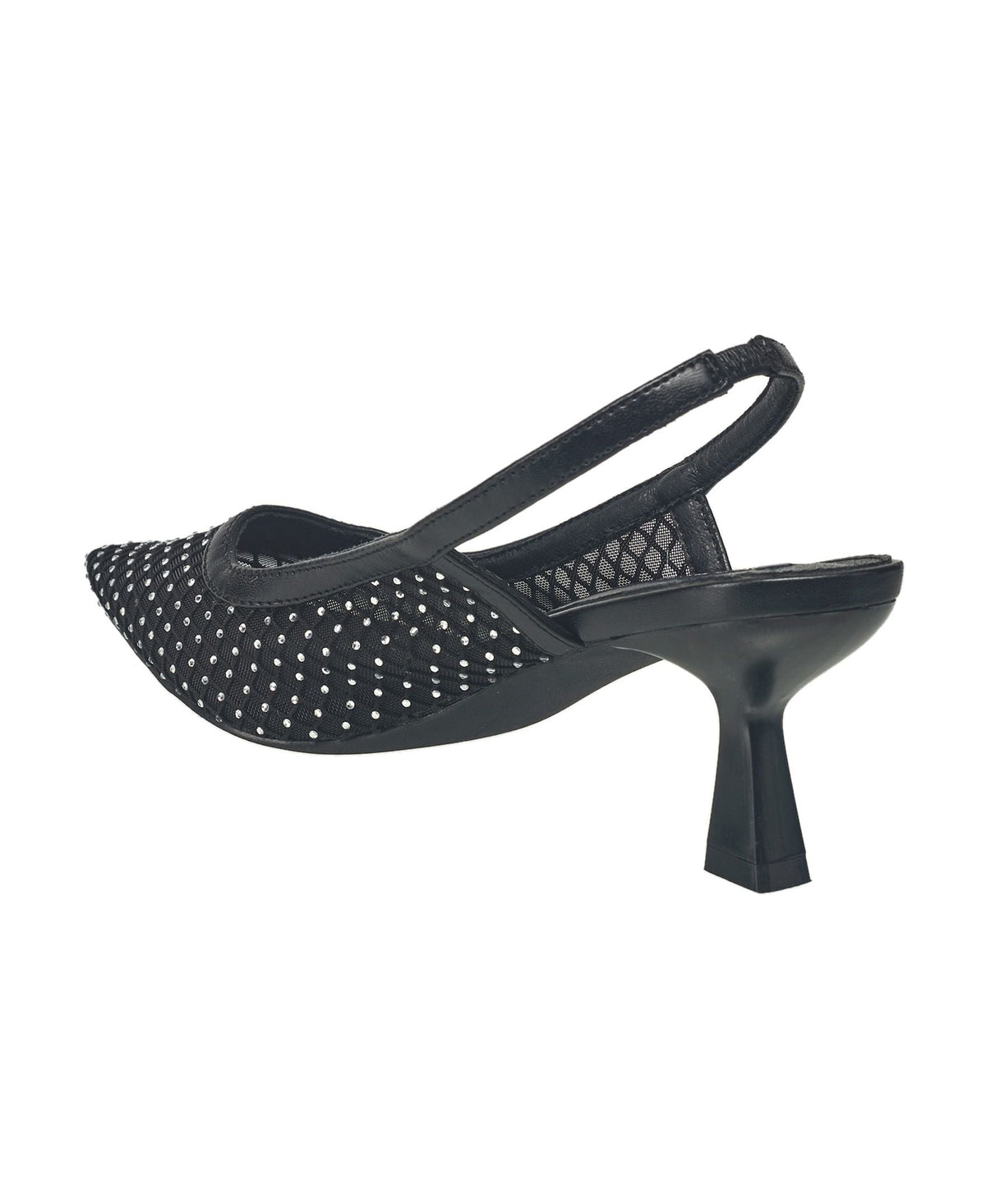 French Connection Women's Elea Mesh and Stone Slingback Heel