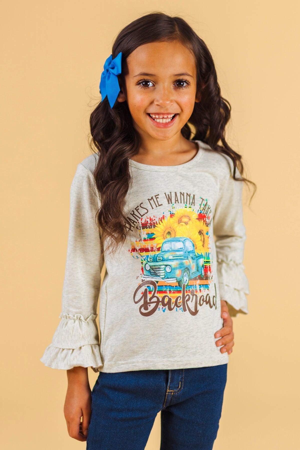 "Makes Me Wanna Take A Backroad" Denim Set