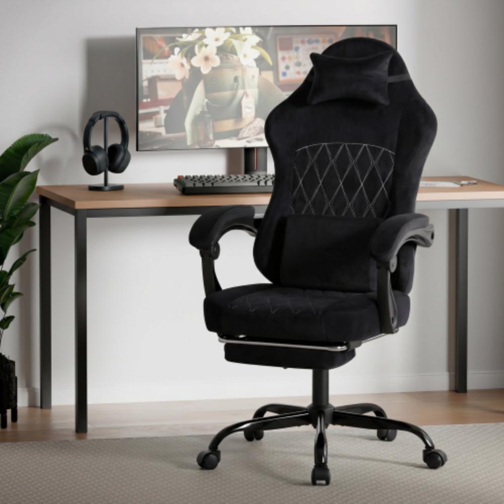 Ergonomic Gaming Chair with Lumbar Massage