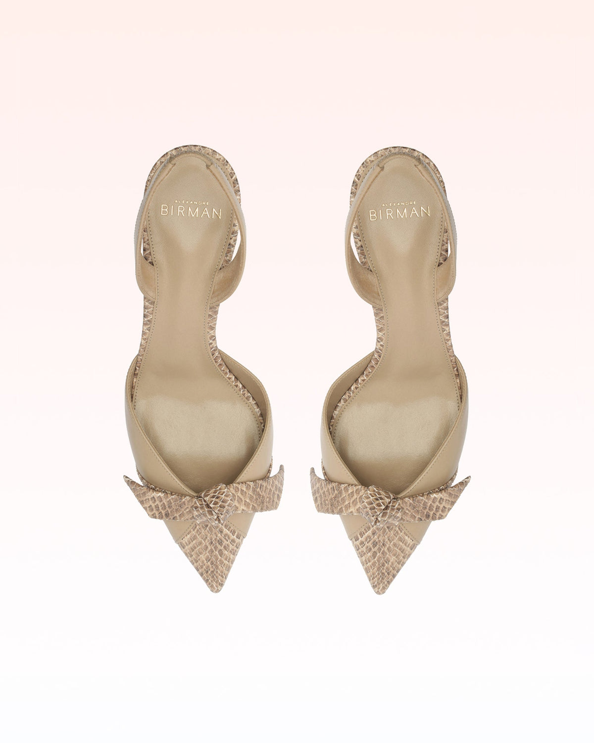 Clarita Slingback Cap Toe 60 Semolina