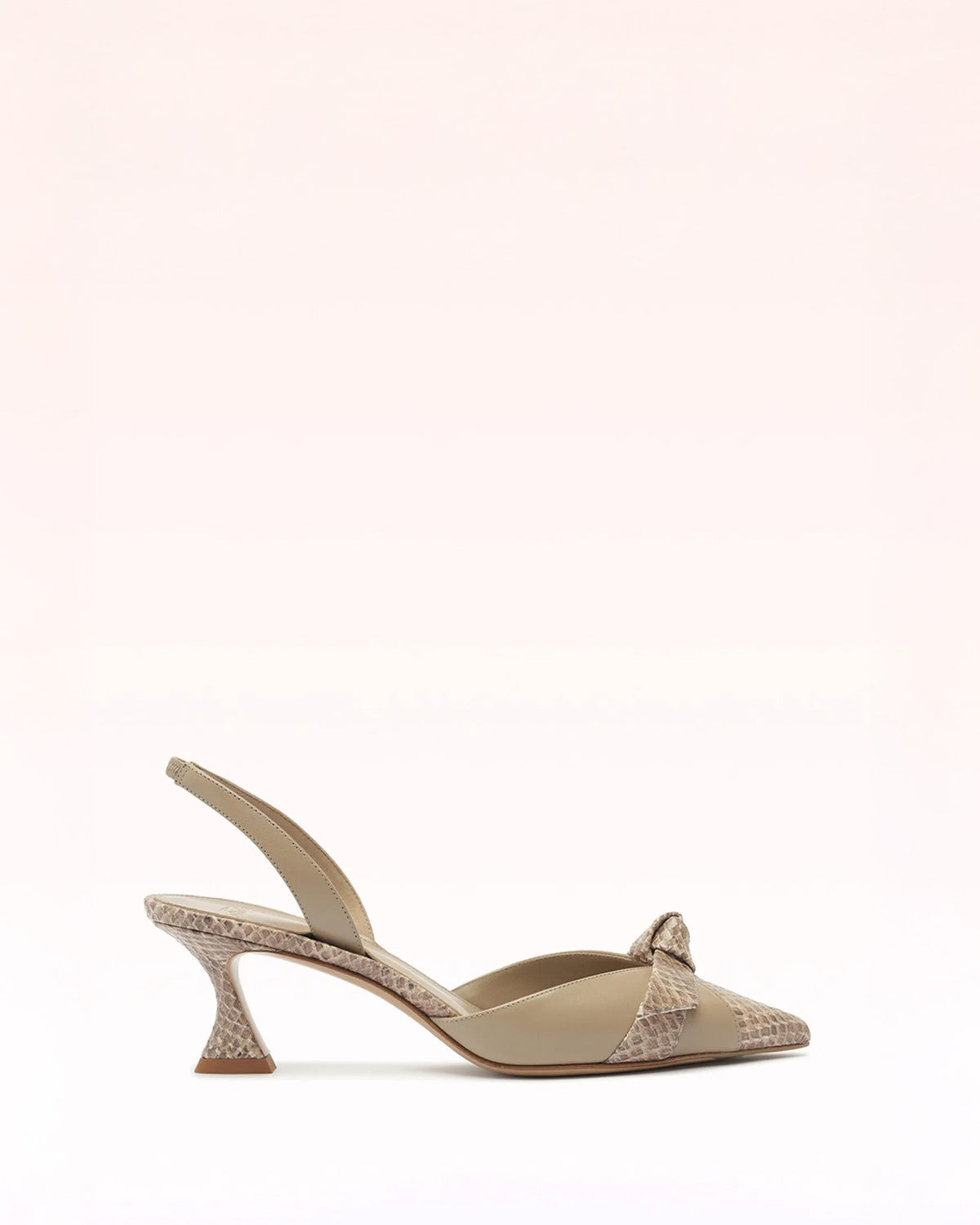 Clarita Slingback Cap Toe 60 Semolina