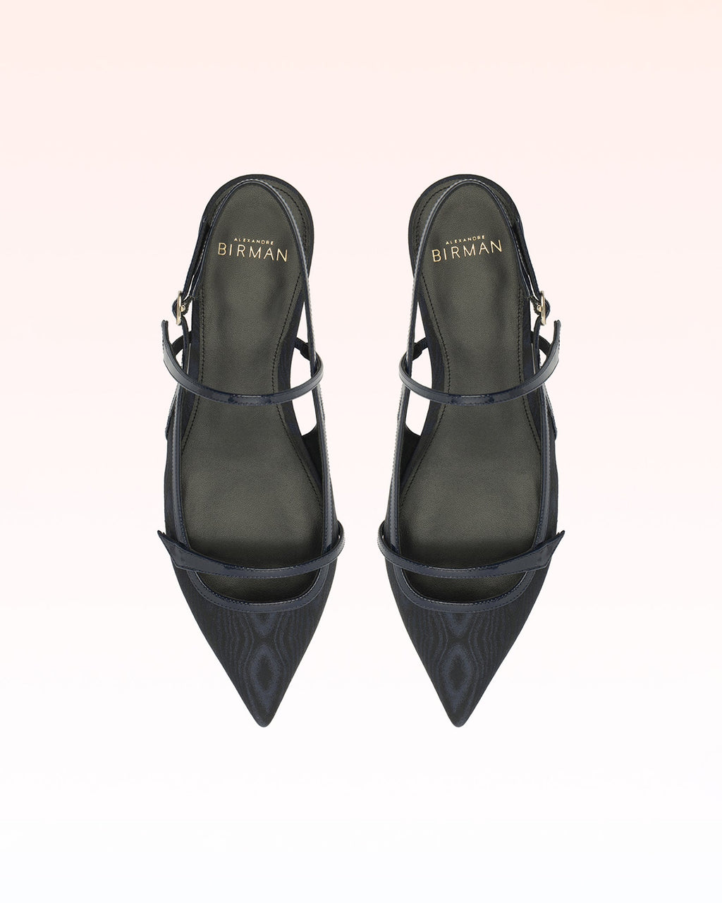 Tita Moire Flat Dark Blue
