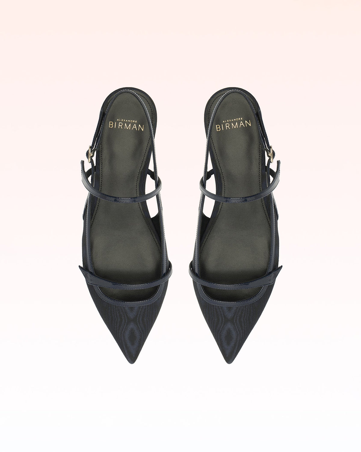 Tita Moire Flat Dark Blue