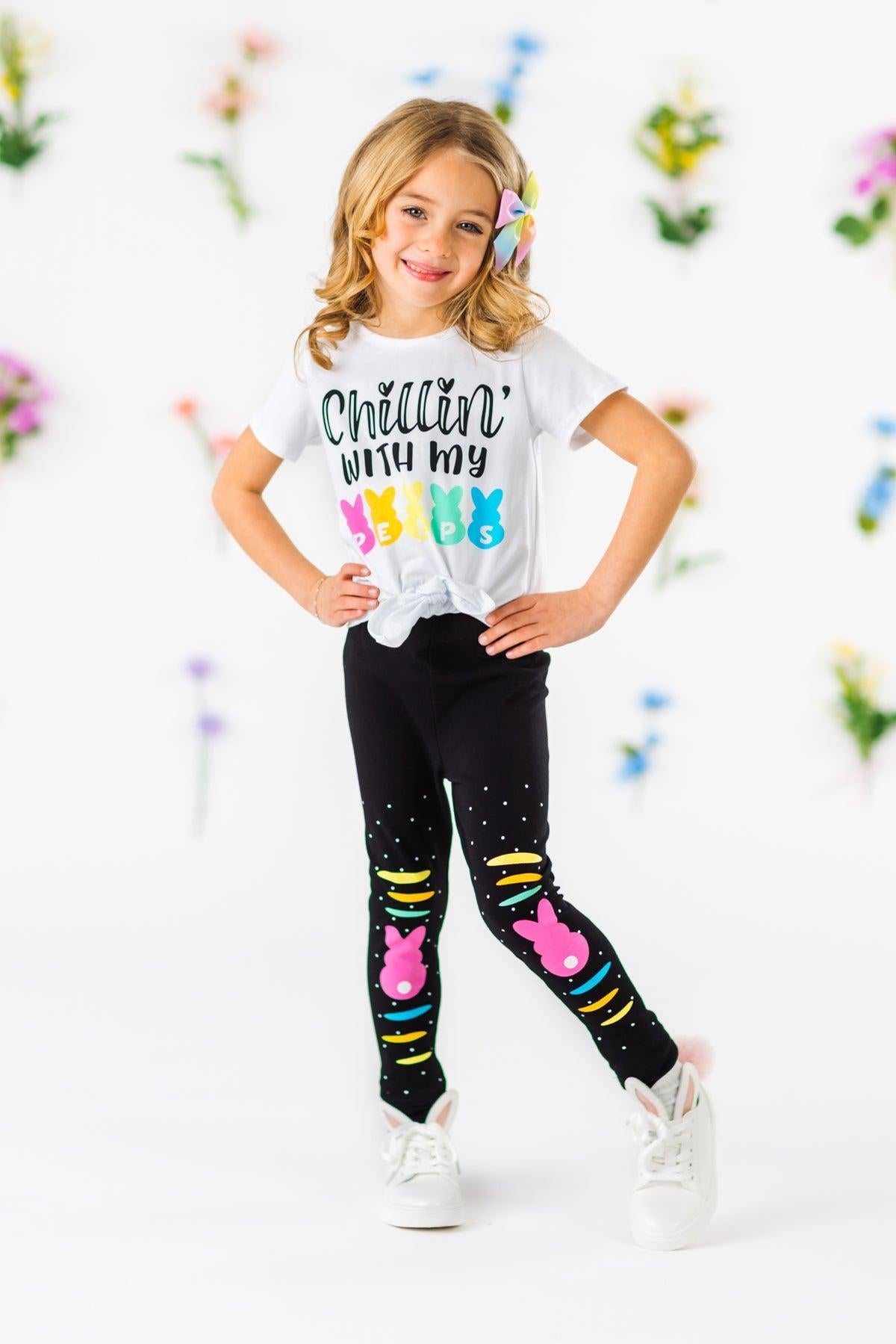 "Chillin' With My Peeps" Legging Set