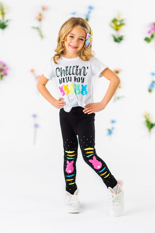"Chillin' With My Peeps" Legging Set
