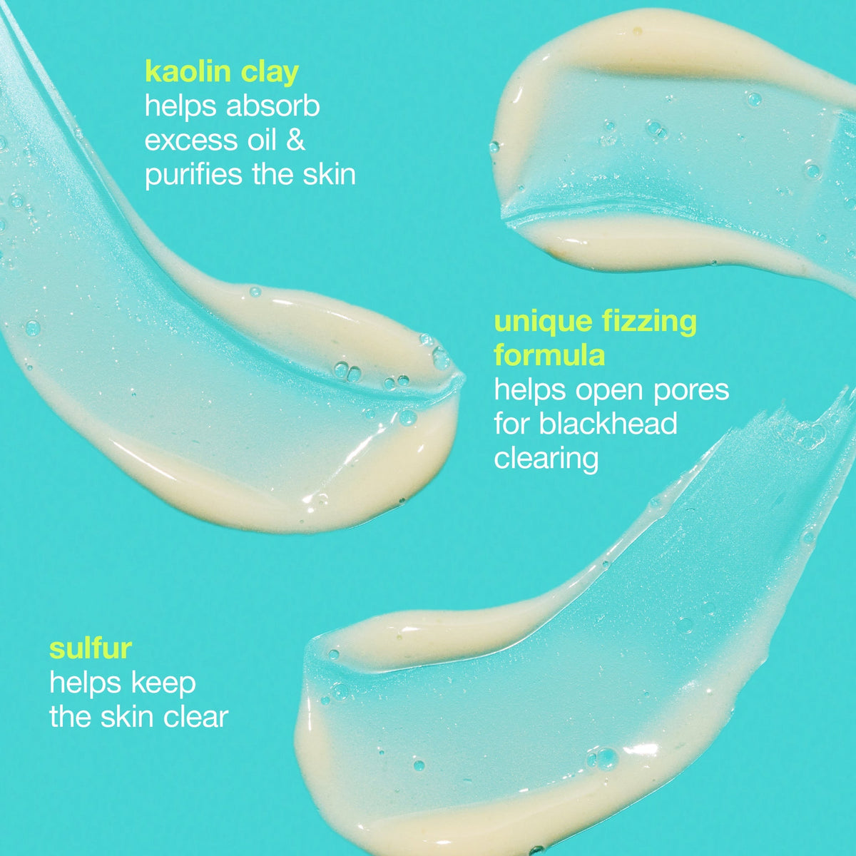 blackhead clearing fizz mask