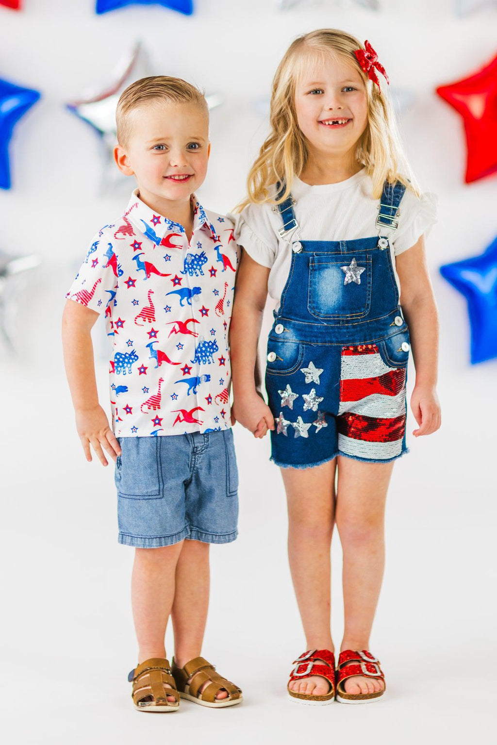 American Dinosaur Button Down Shirt