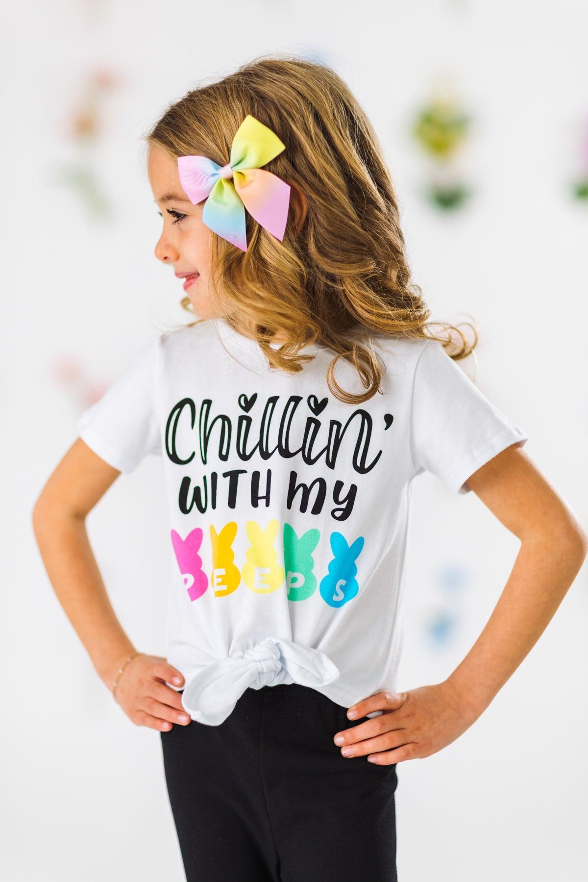 "Chillin' With My Peeps" Legging Set