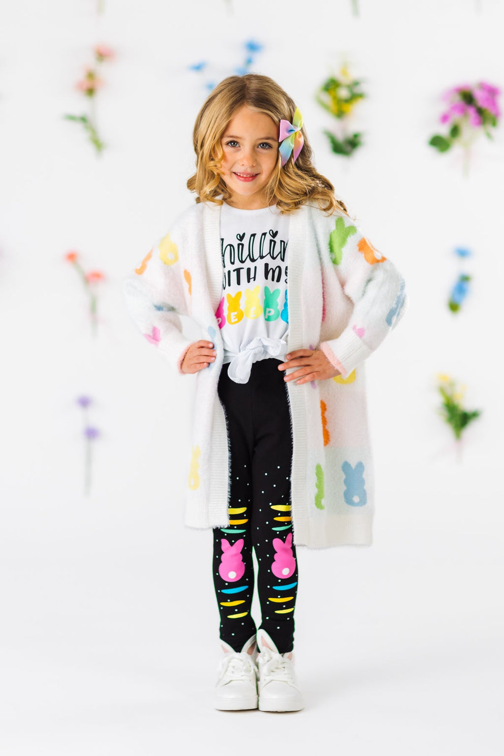 "Chillin' With My Peeps" Legging Set