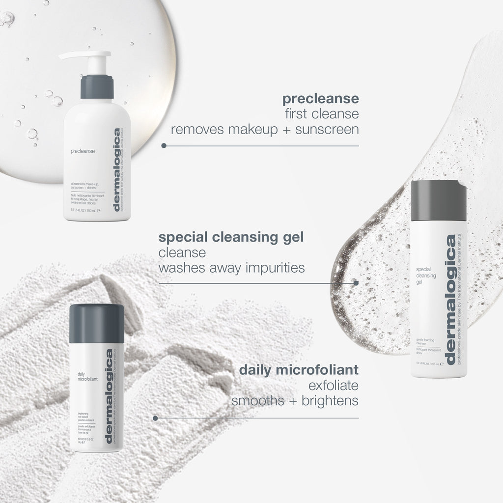 expert cleanse + glow set (3 full-sizes)