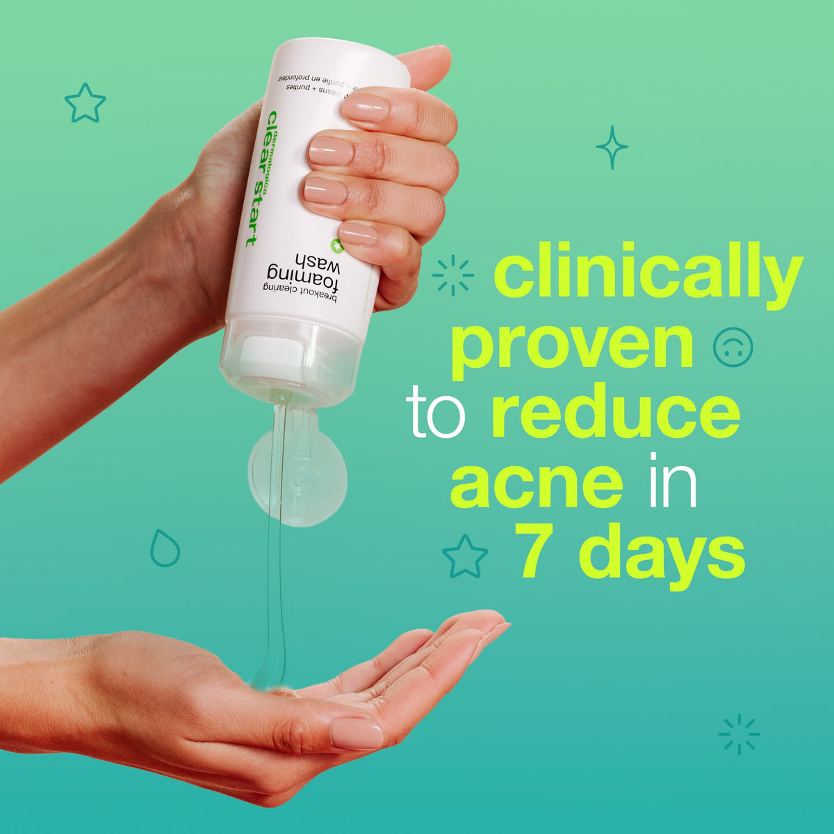 breakout clearing foaming wash