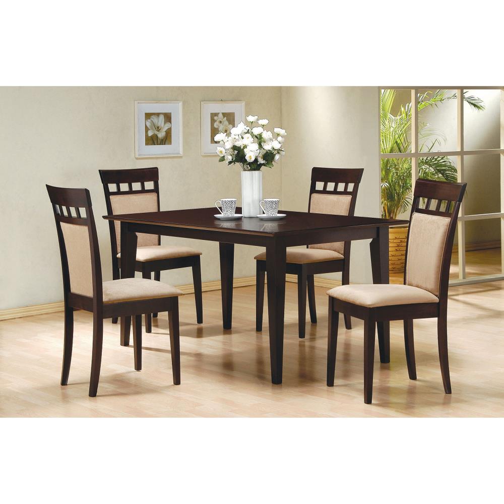 Elegant Upholstered Dining Side Chairs with Supportive Backrests