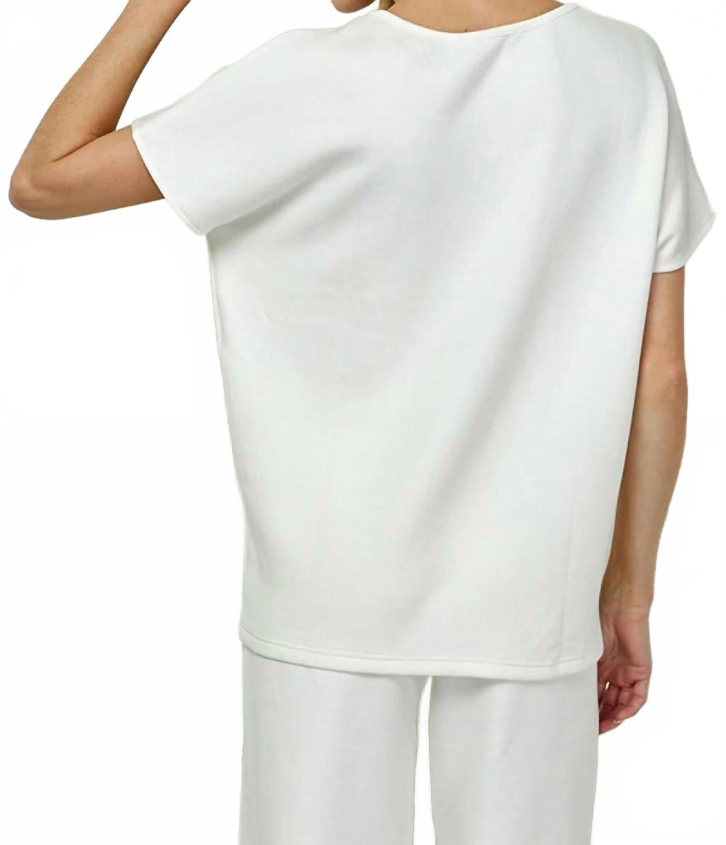 Basic Life Soft Tee In Cream