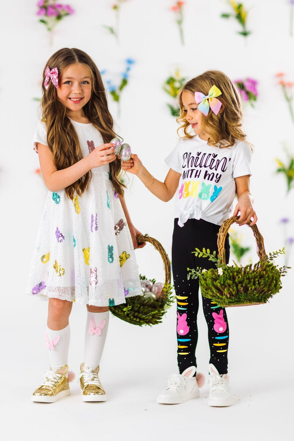 "Chillin' With My Peeps" Legging Set