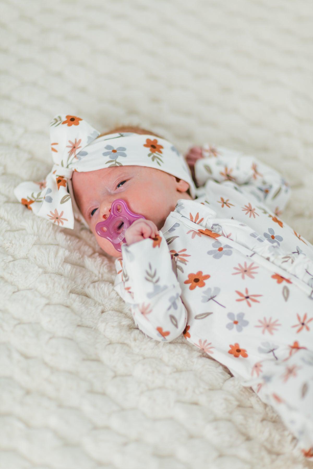 Bamboo Golden Petals Onesie