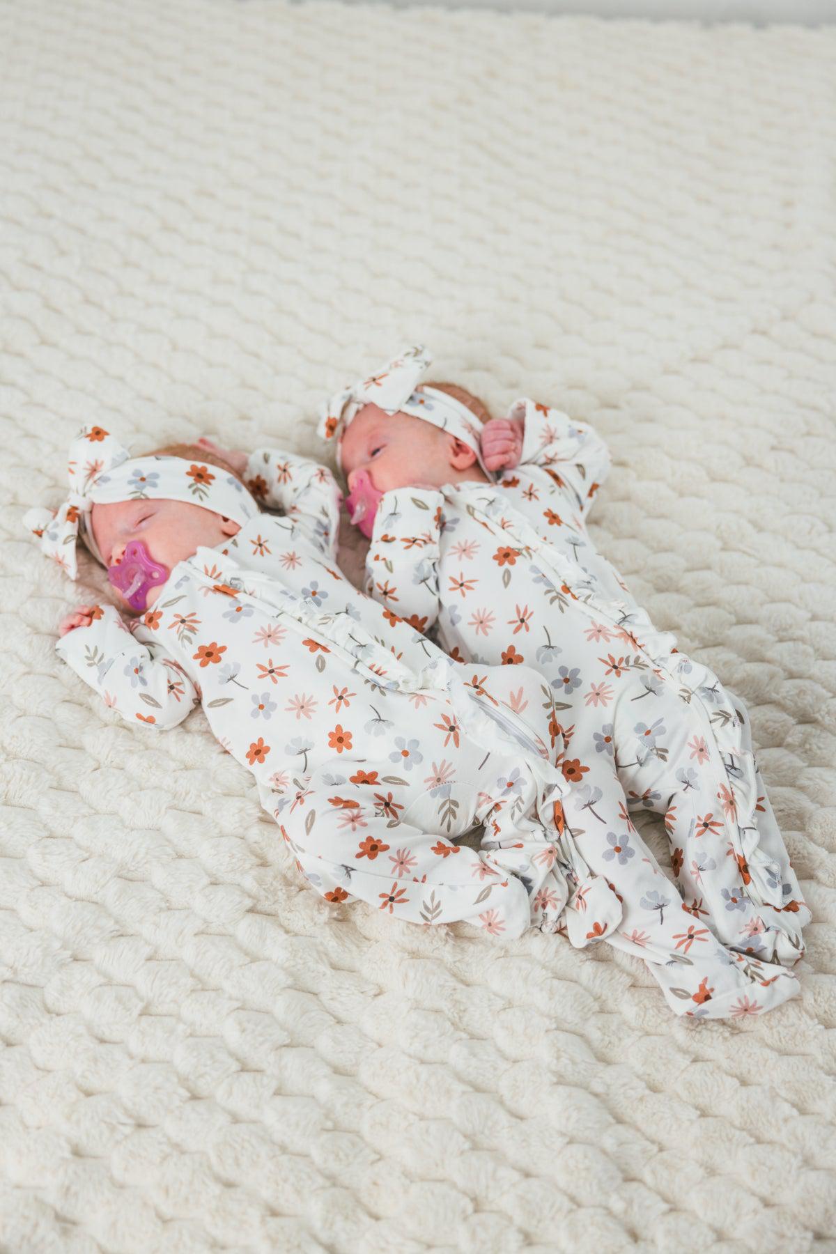 Bamboo Golden Petals Onesie