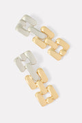 Jaclyn Two Tone Earring