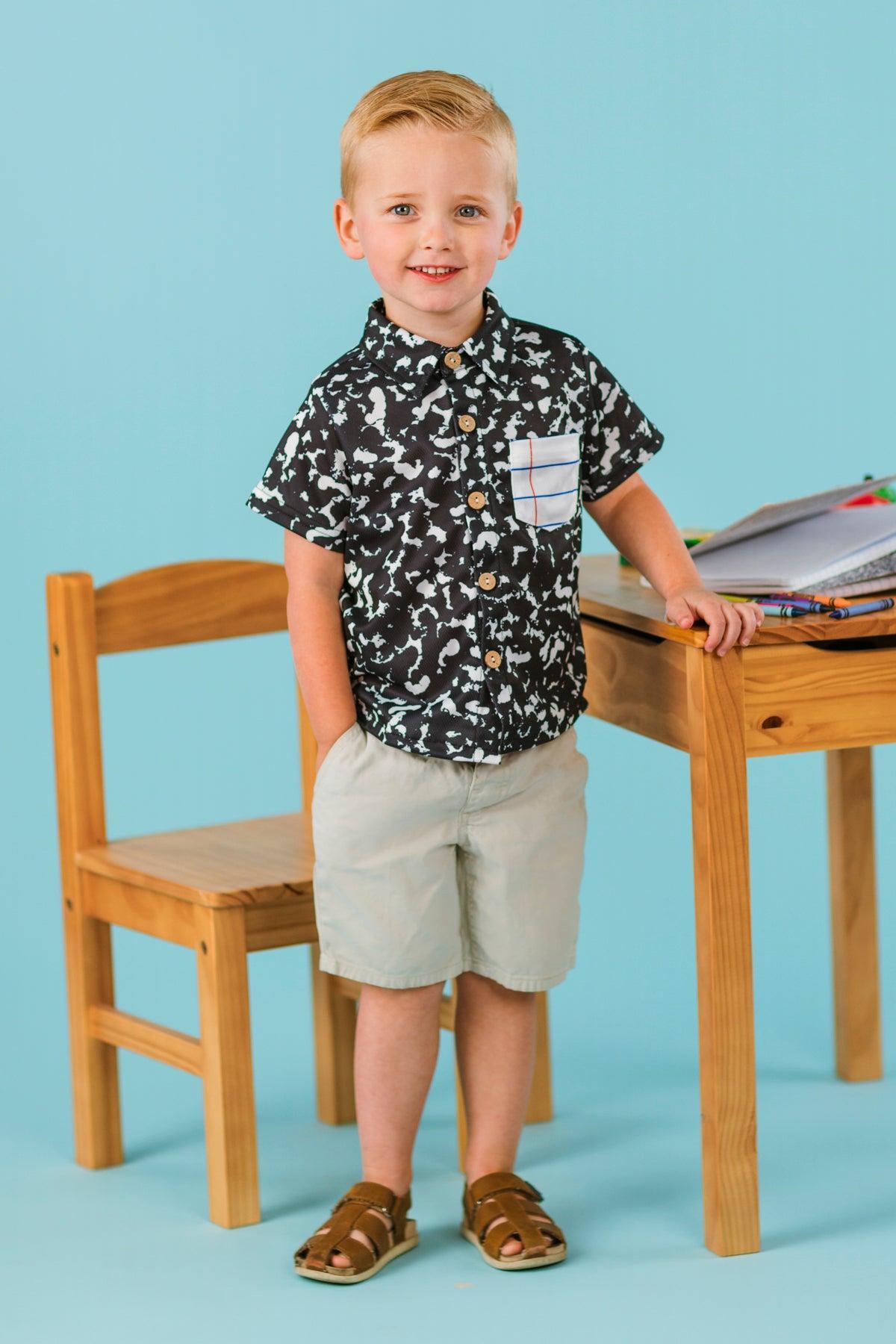 Composition Notebook Button Down Top