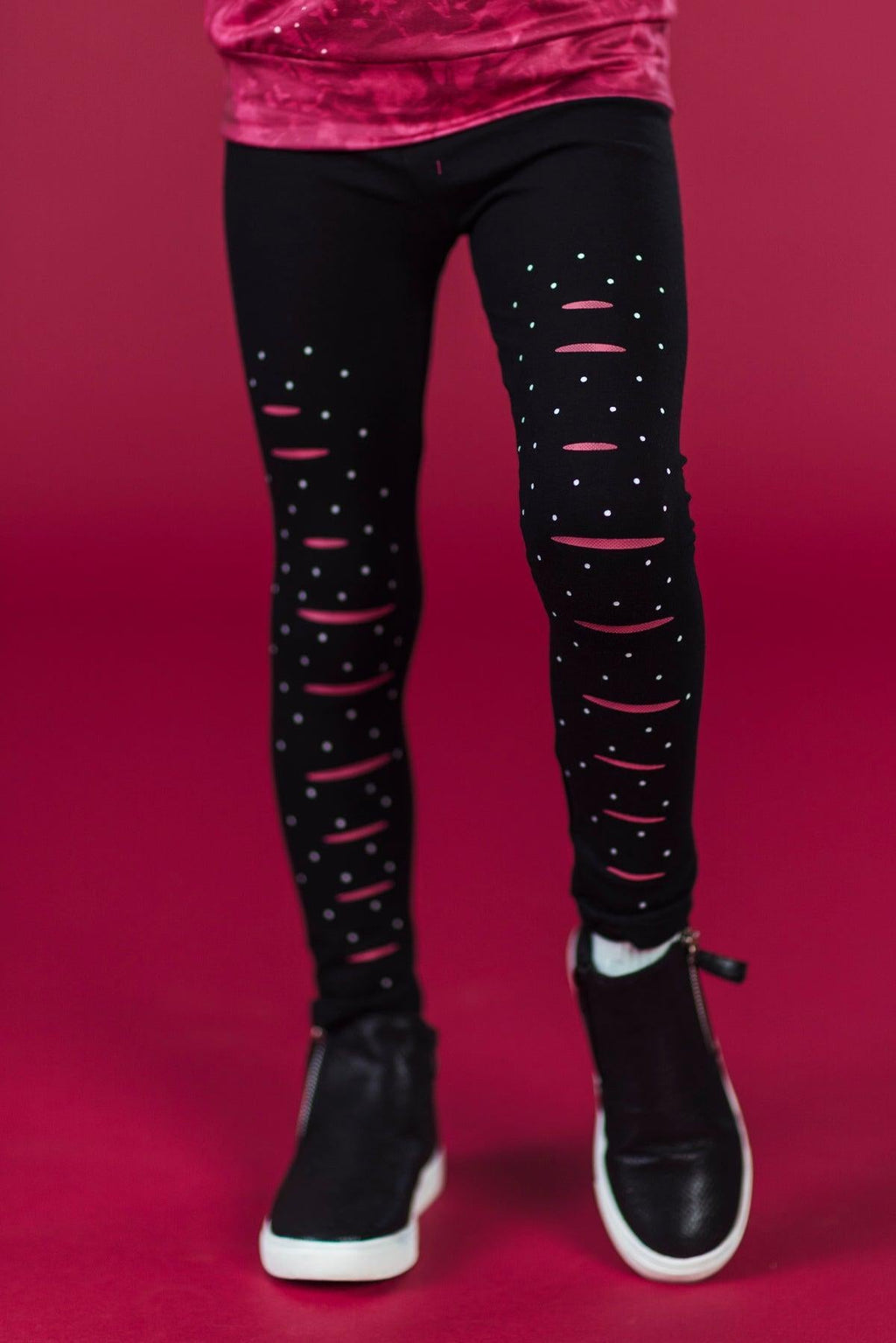 "Sweater Weather" Pink Legging Set