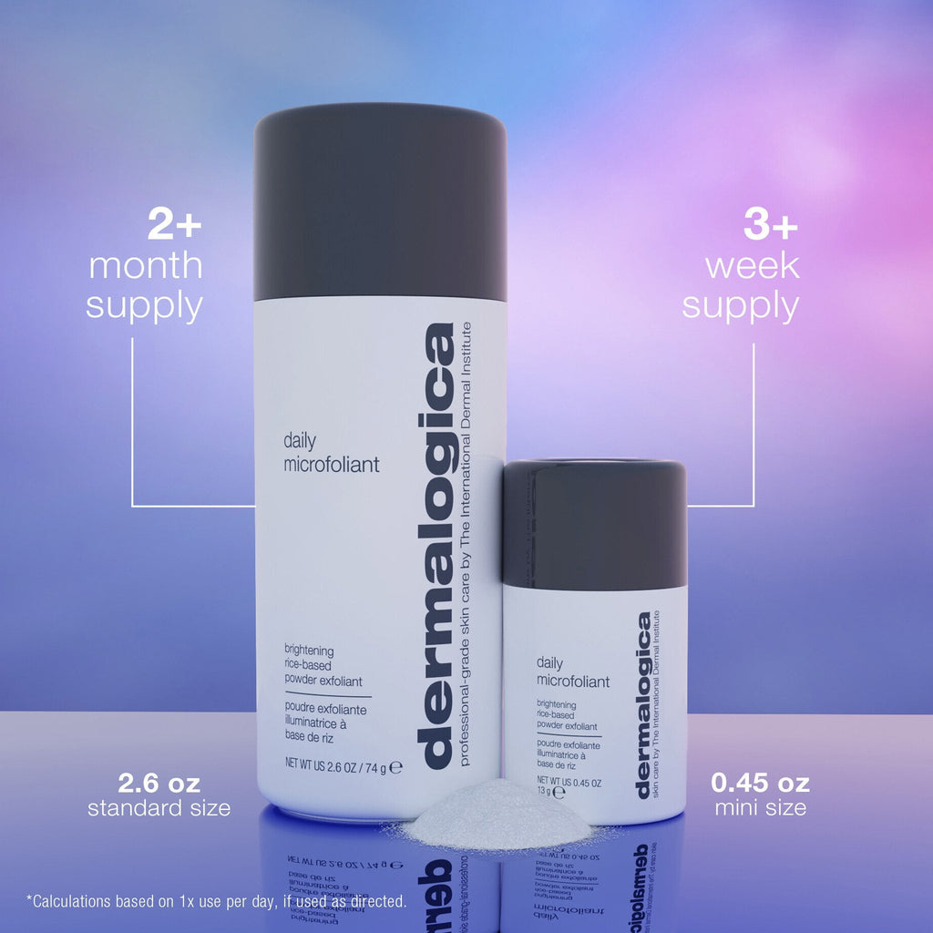 daily microfoliant duo (full-size + free travel size, HSA/FSA eligible)
