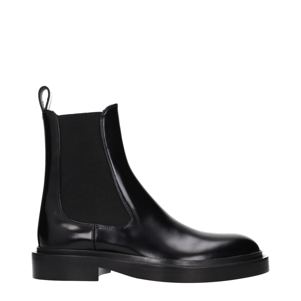 Jil Sander Leather Ankle Women's Boots