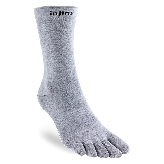 Injinji Liner Crew in Gray
