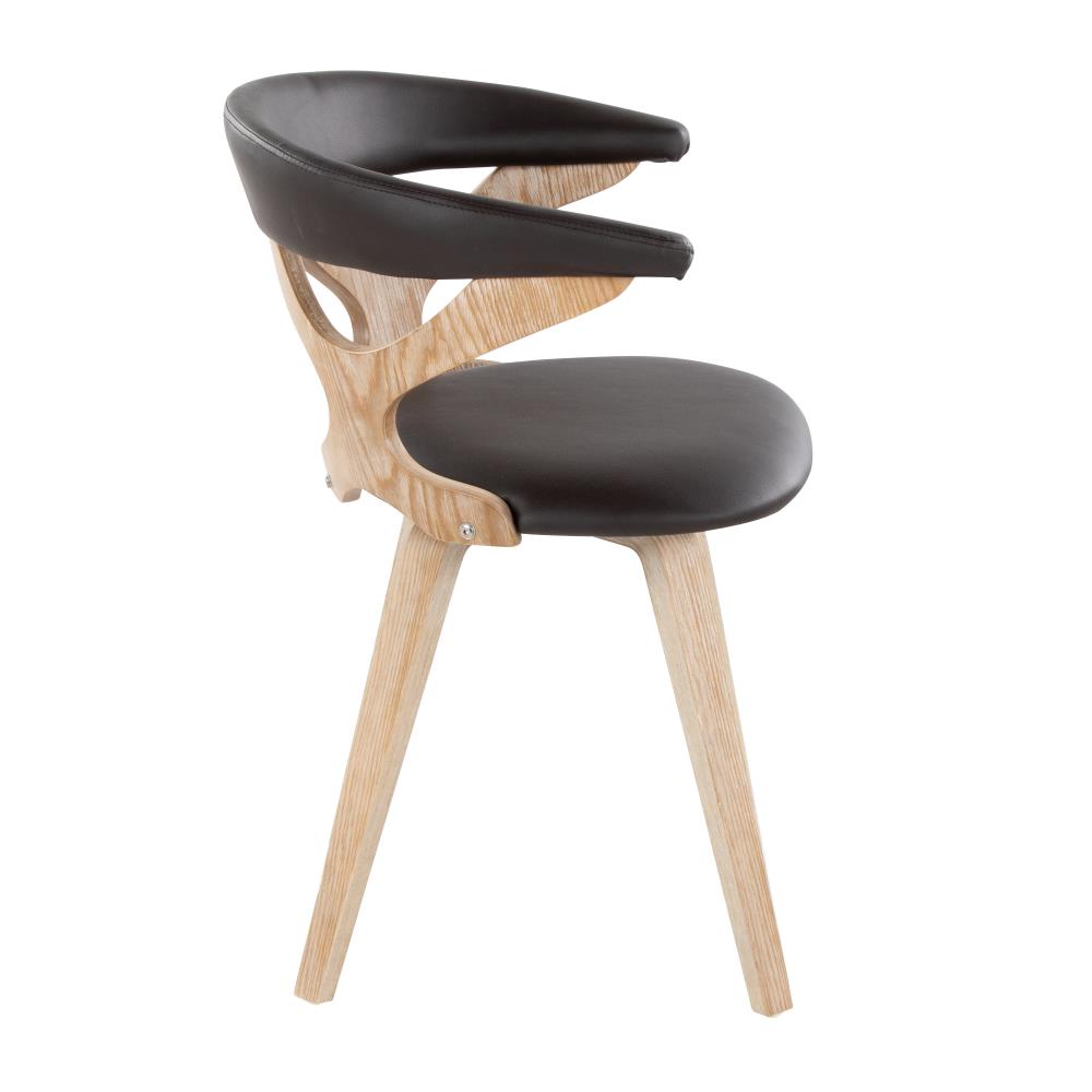 Modern Faux Leather Accent Chair
