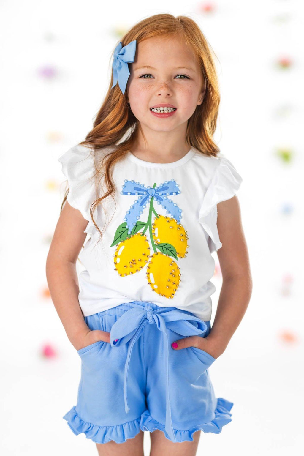 Blue Lemon Short Set