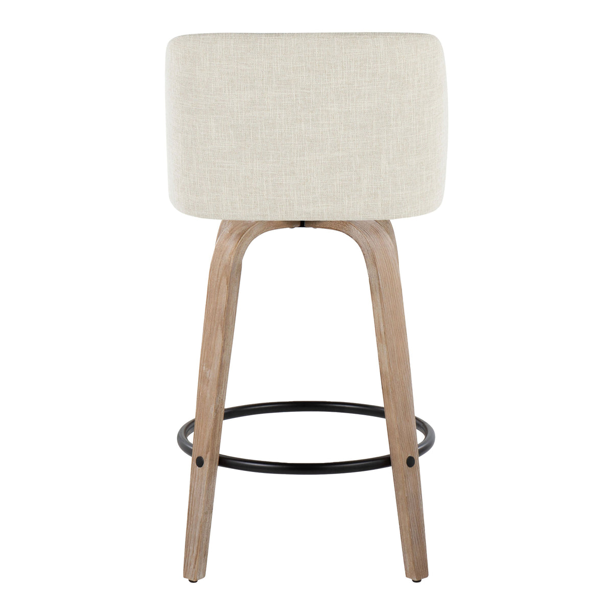 Contemporary Upholstered Island Chairs Set of 2