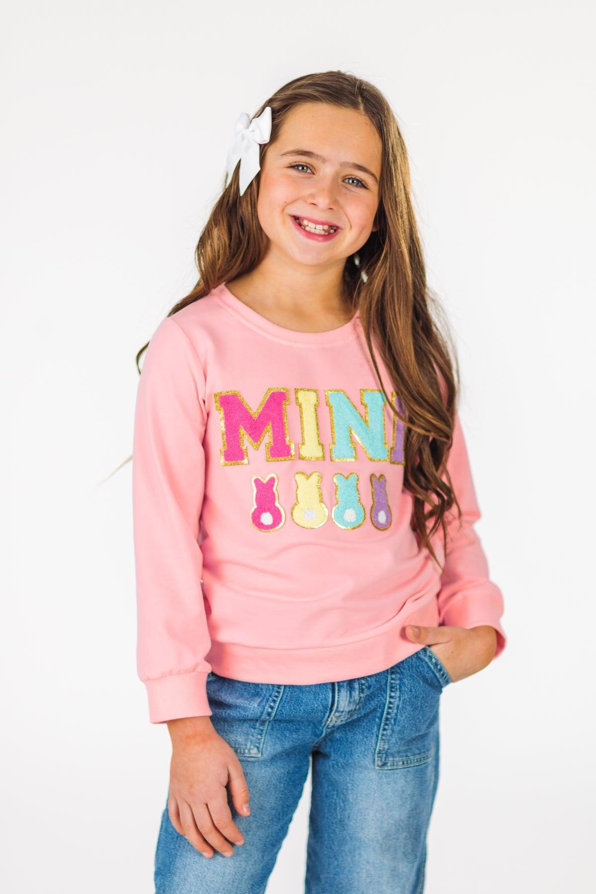 Mom & Me - "Mama & Mini" Pink Peep Top