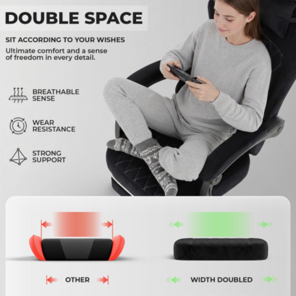 Ergonomic Gaming Chair with Lumbar Massage