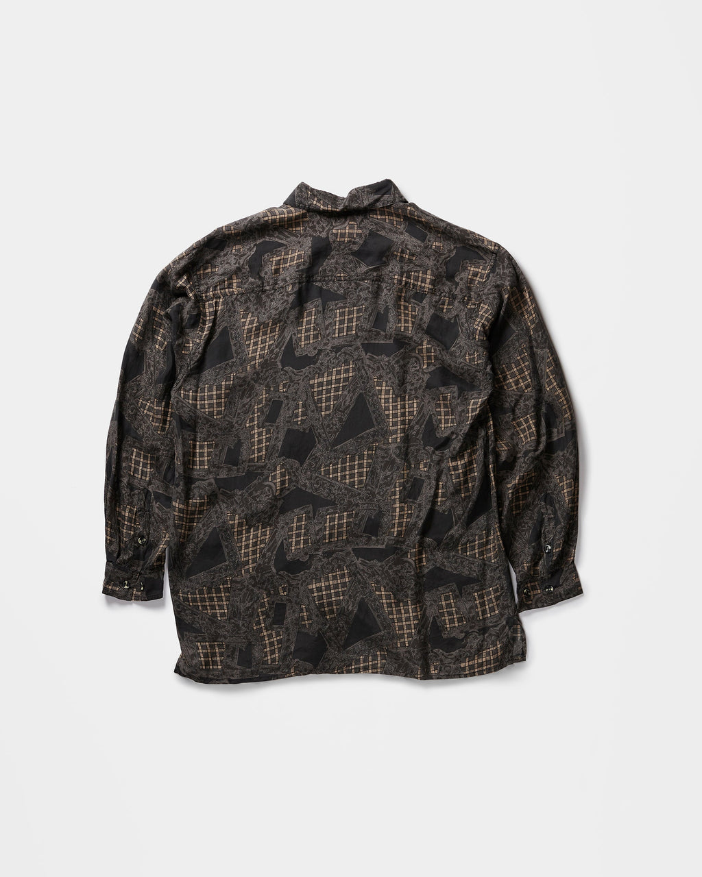 Silk Shirt Long Sleeve / Pattern J