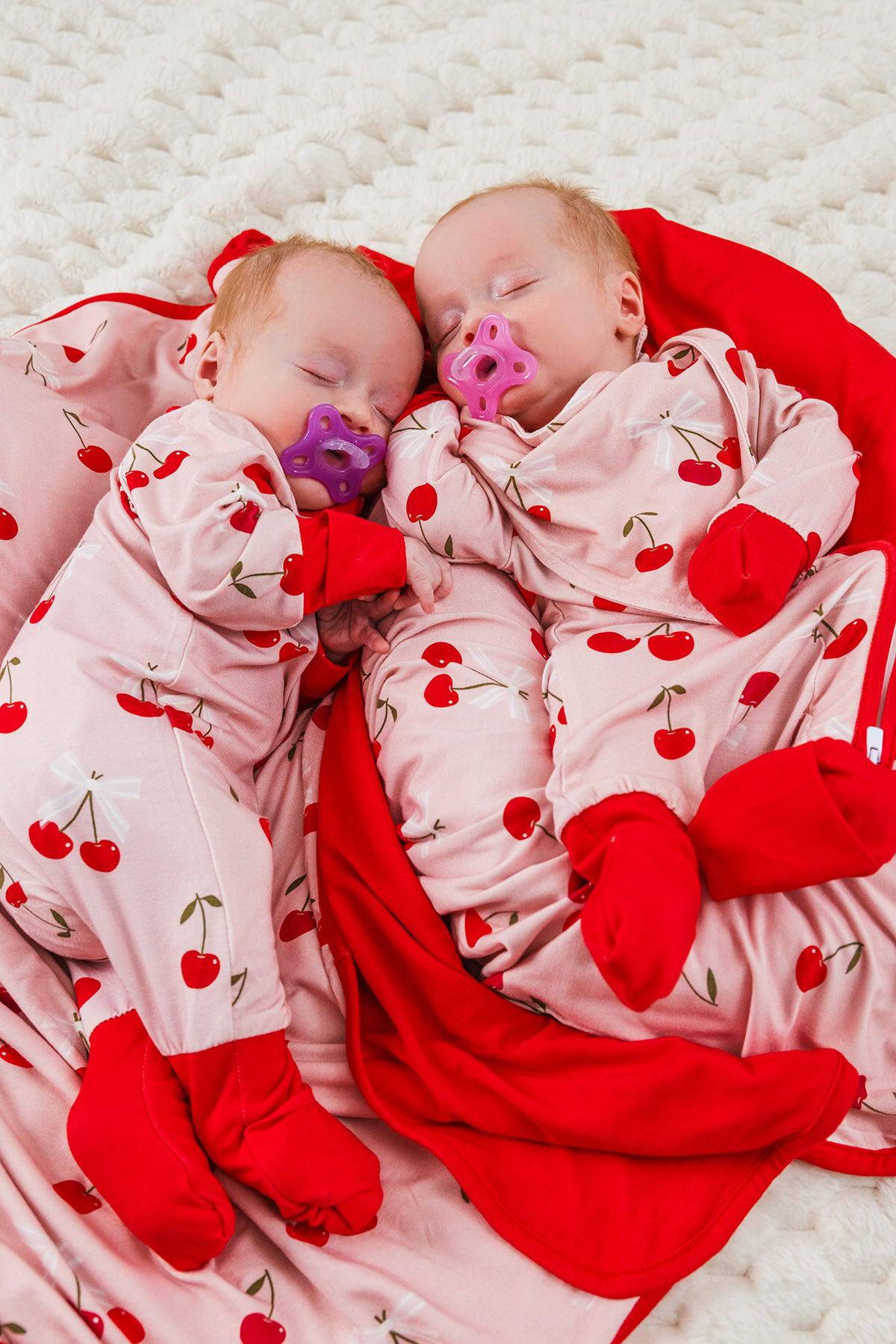 Bamboo Sweet Cherry Onesie