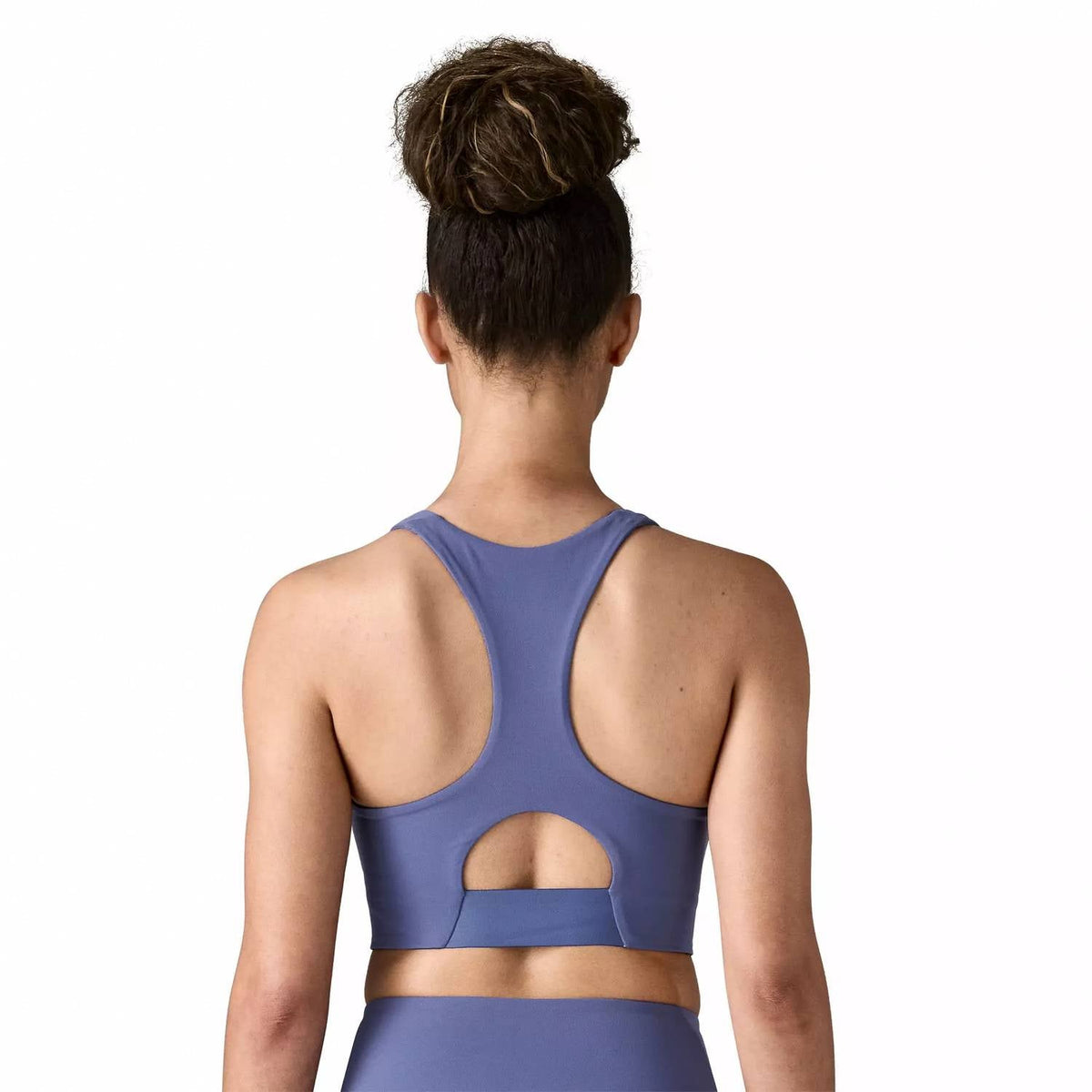 Maipo Mid Impact Bra In Current Blue