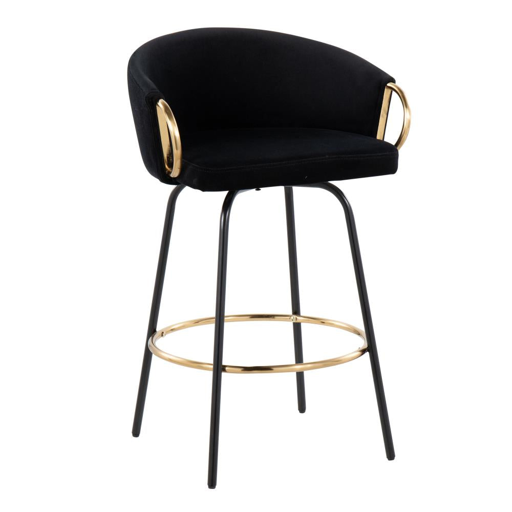 Stylish Velvet Counter Stools