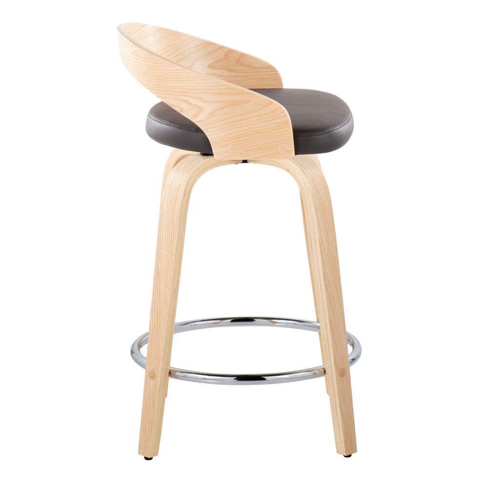 Upholstered Counter Stool Set of 2