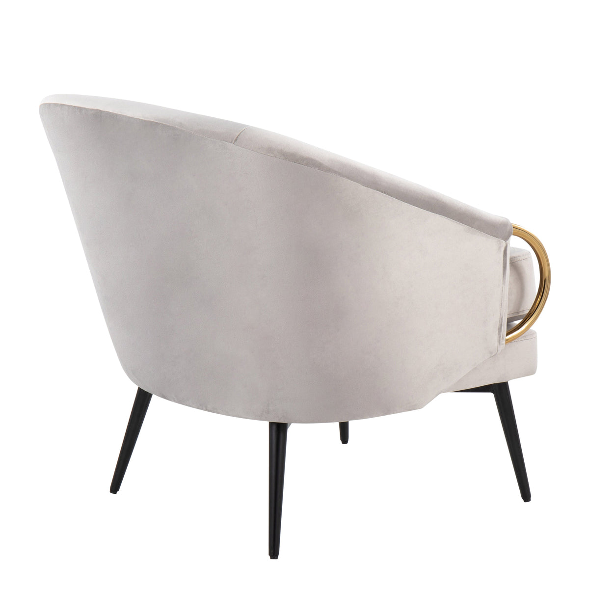 Contemporary Lounge Chair with Elegant Upholstered Styling