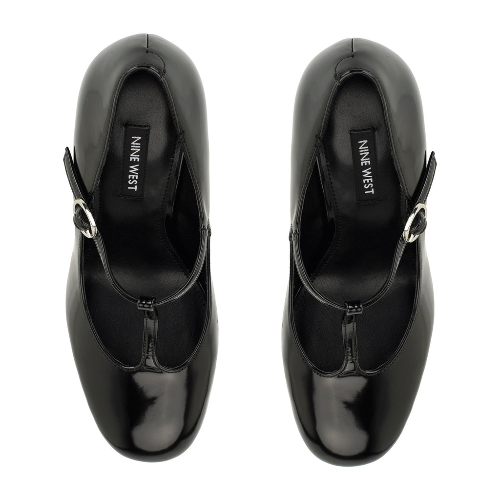 Daphni T-Strap Platform Pumps