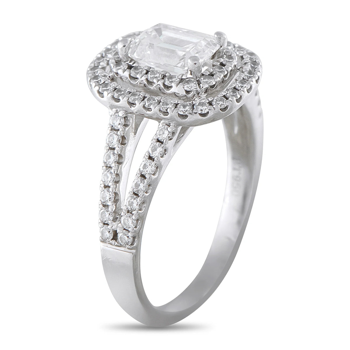 LB Exclusive Platinum 0.85ct Diamond Ring MF17-081226