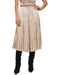 Bella Dahl Clean Waist Pleated Skirt