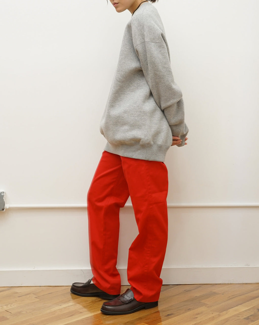 Loopwheel Crewneck Sweatshirt / Gray