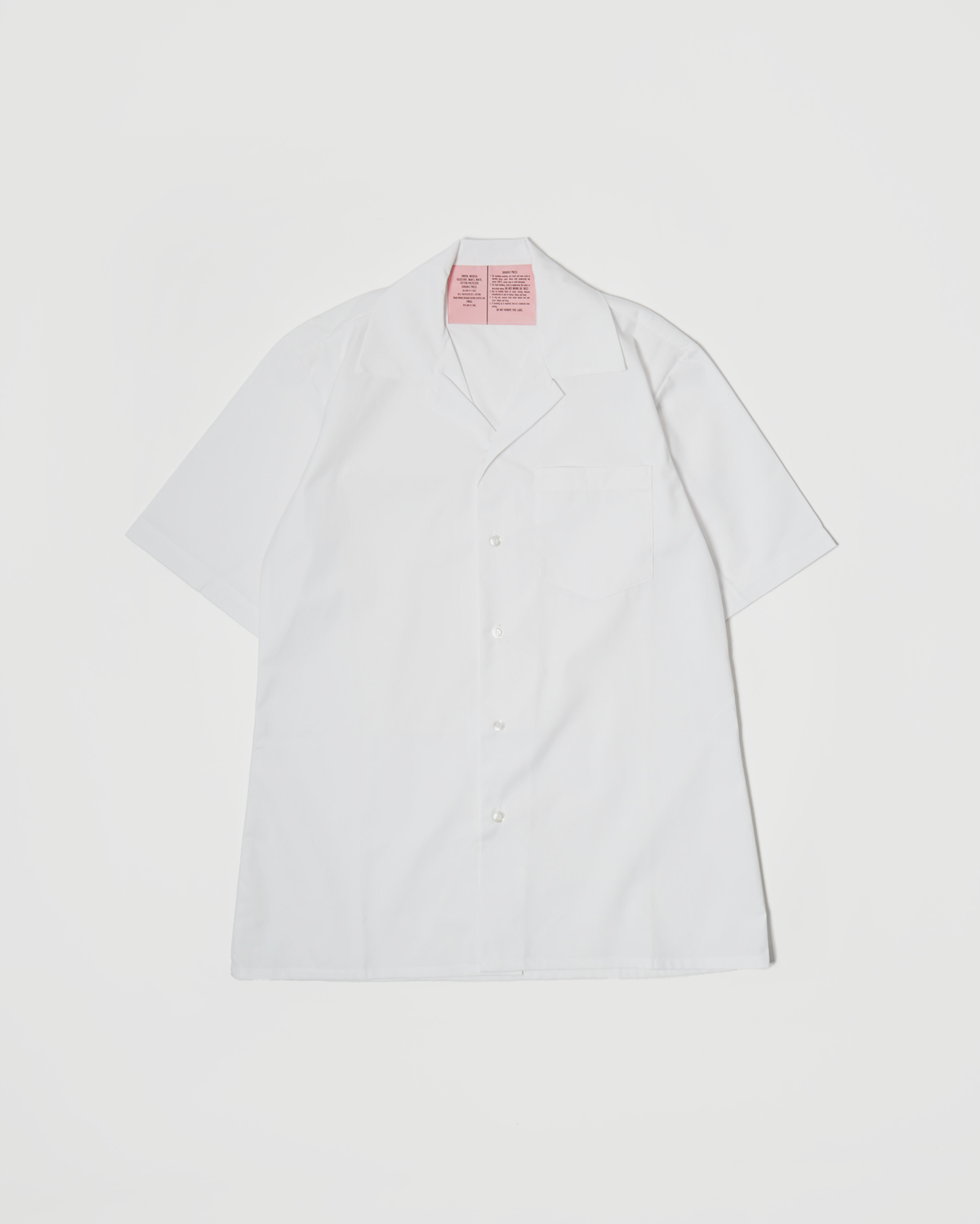 Open Collar Short Sleeve Shirt