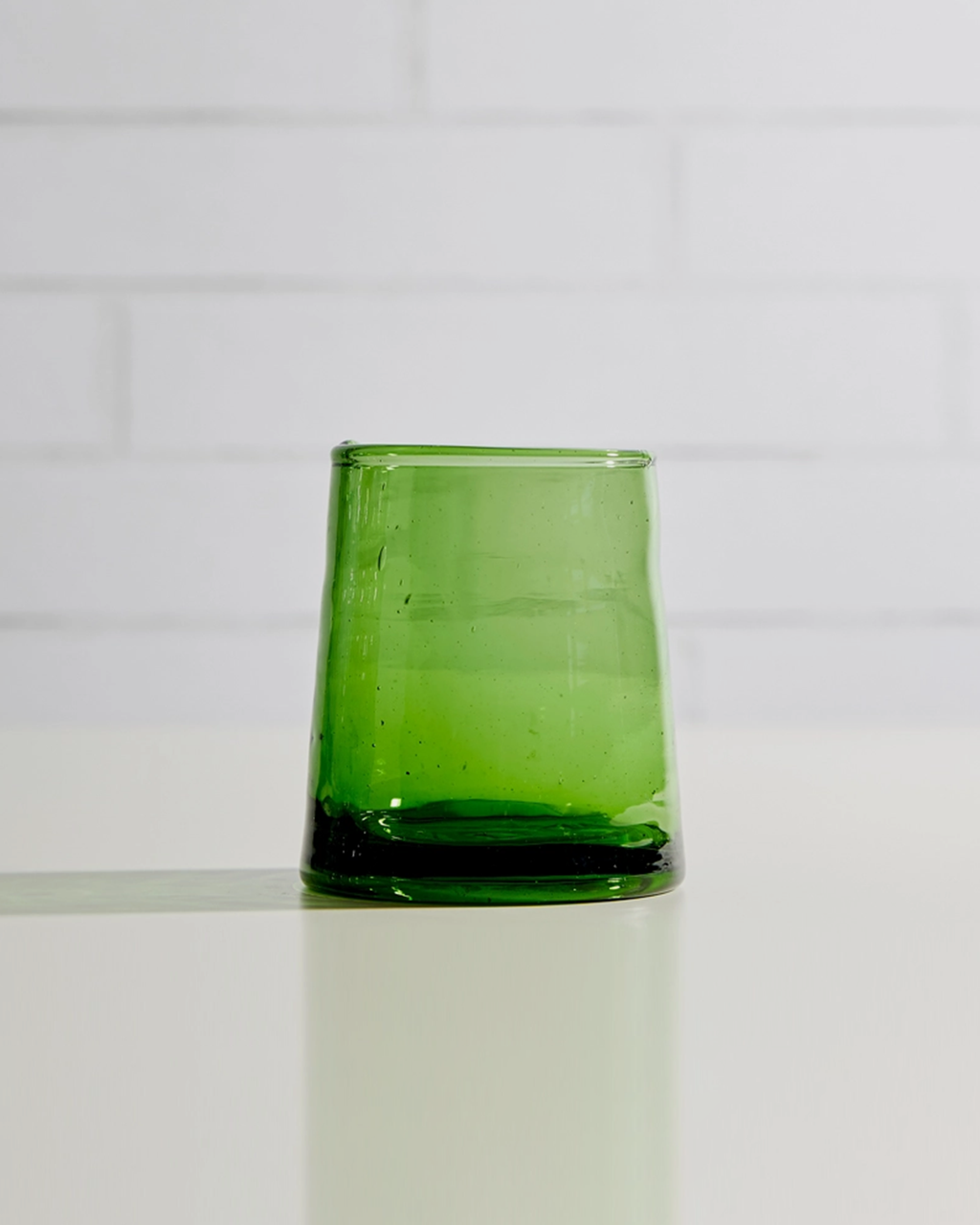 Moroccan Cone Glass / Green