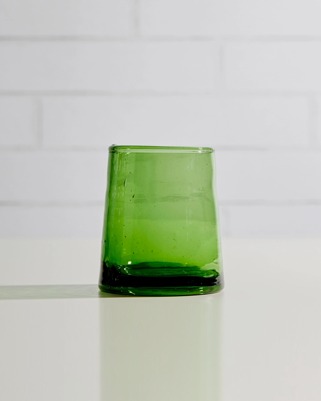 Moroccan Cone Glass / Green