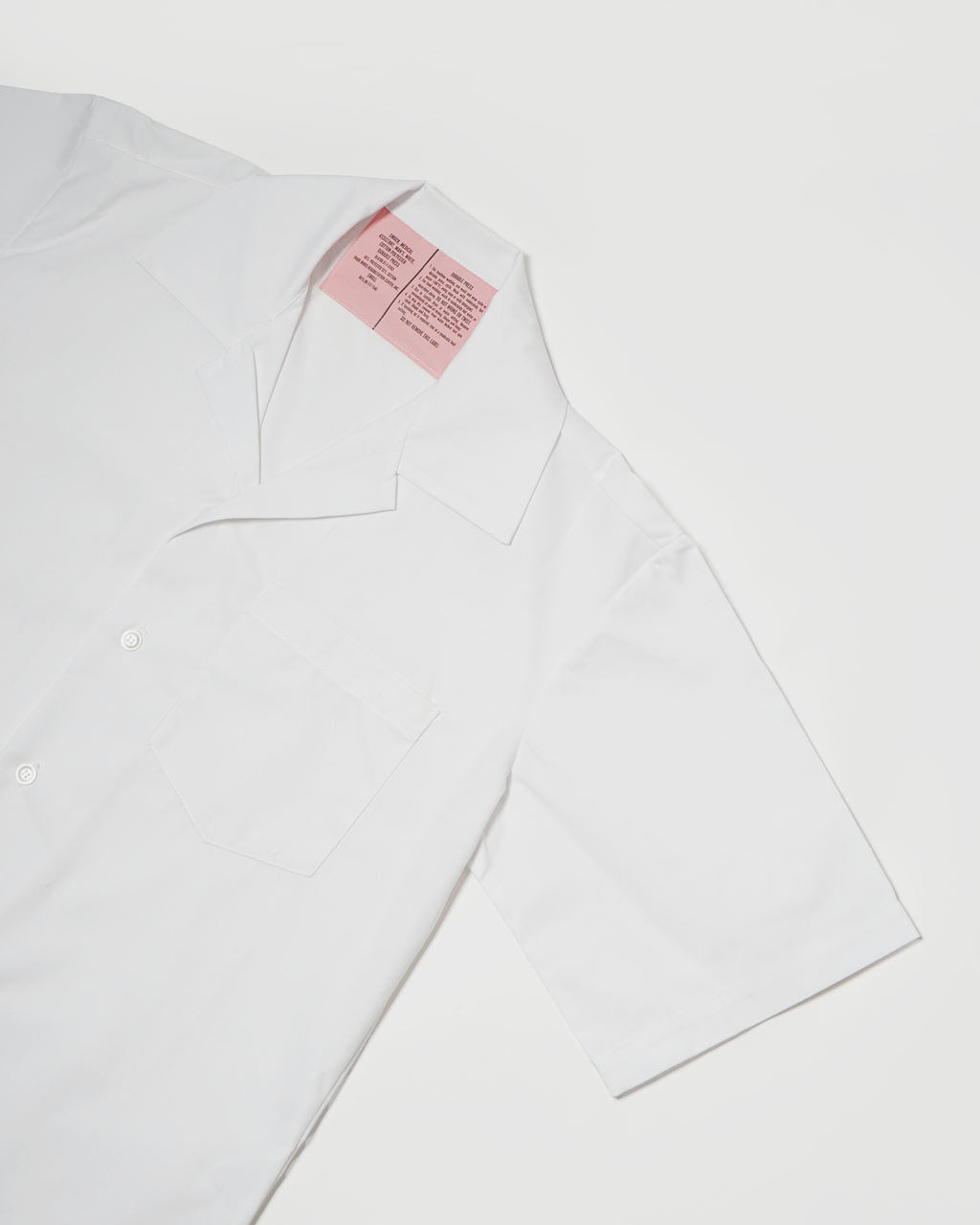 Open Collar Short Sleeve Shirt