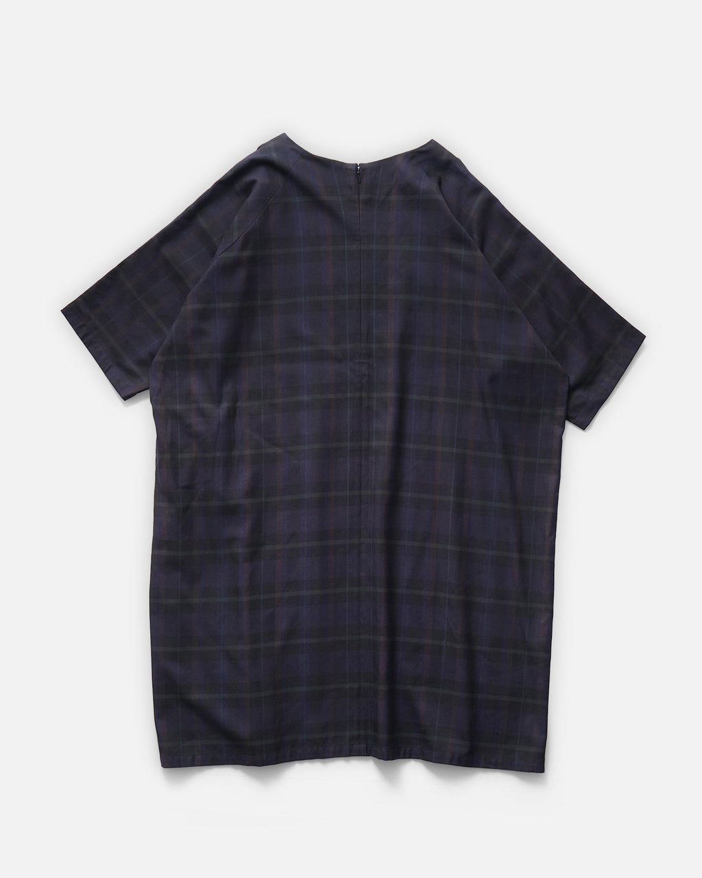 S/S Plaid Wool Dress